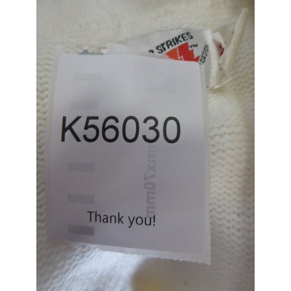 VINTAGE Letterman Cardigan Sweater Medium Cheer Team Varsity 80s USA - Picture 11 of 11